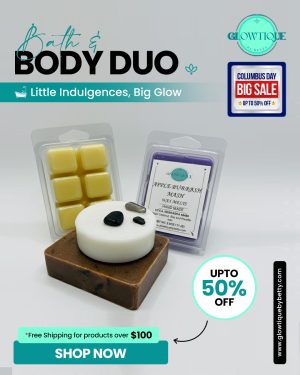 Columbus Day Bath & Body Duo – Handcrafted Soaps & Scented Wax Melts