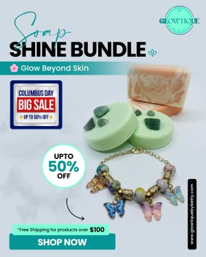 Columbus Day Special: Soap Shine Bundle – Handmade Soaps + Bracelet