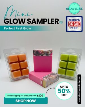 Columbus Day Mini Glow Sampler – Wax Melts & Artisanal Soap | First Step into Glowtique